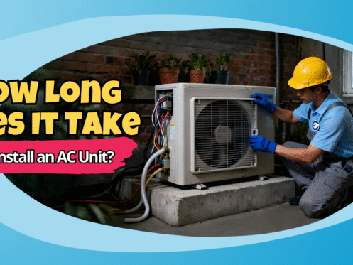 average ac installation time