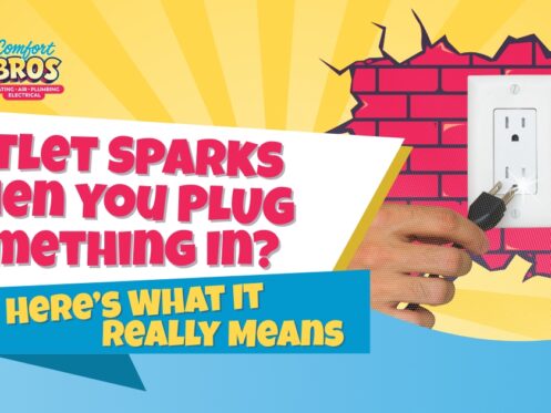 electrical outlet spark causes