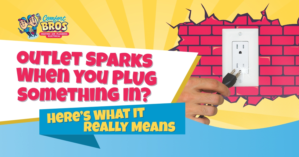 electrical outlet spark causes