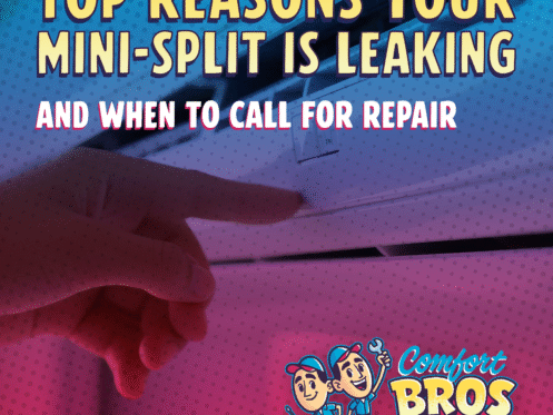 mini split dripping water inside