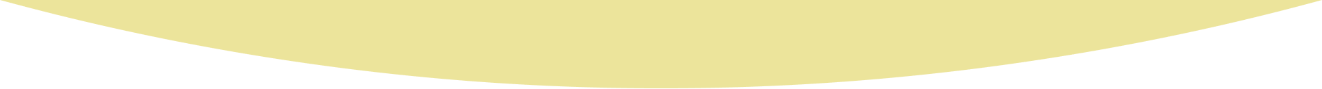 A wide, pale yellow semi-oval shape on a white background, resembling a downward-facing arc.