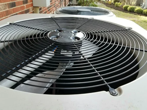 HVAC Unit During AC Installation in San Diego, CA